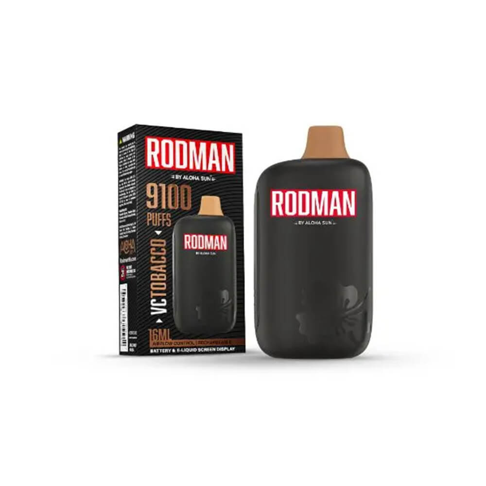 Aloha Sun Rodman Disposable 9100 Puffs 16mL 50mg - MOQ 10 - Image 11