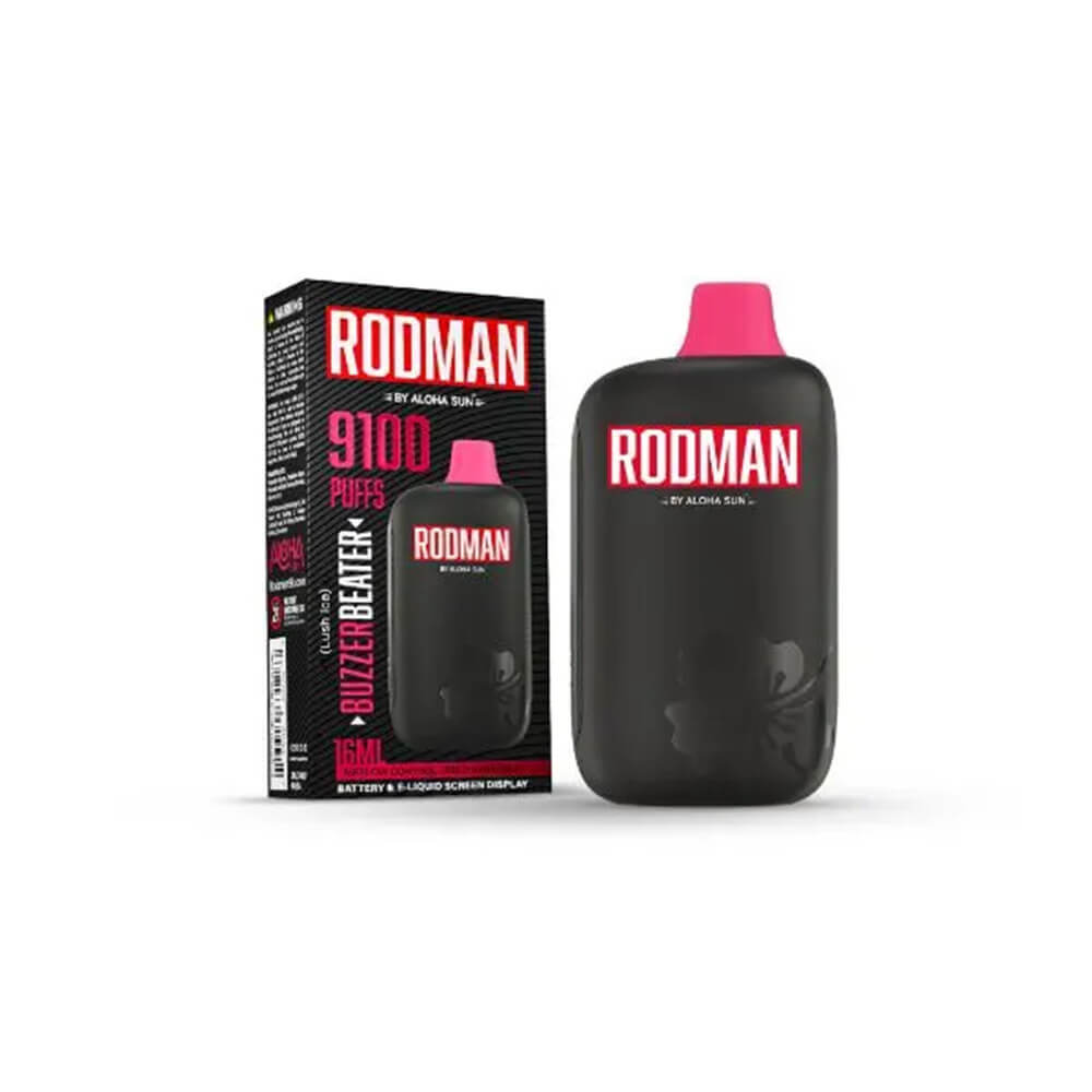 Aloha Sun Rodman Disposable 9100 Puffs 16mL 50mg - MOQ 10 - Image 13