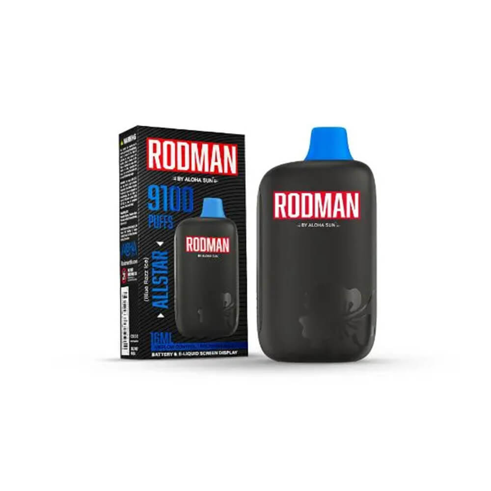 Aloha Sun Rodman Disposable 9100 Puffs 16mL 50mg - MOQ 10 - Image 14