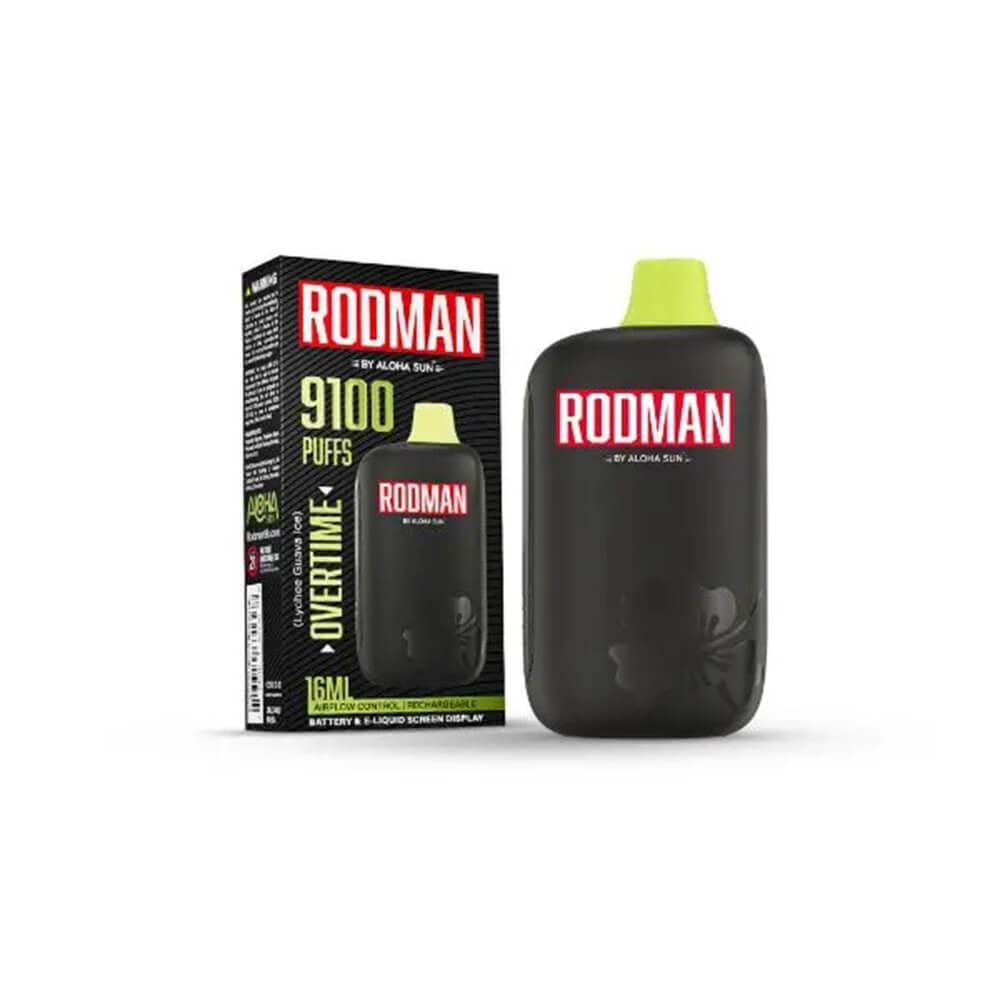 Aloha Sun Rodman Disposable 9100 Puffs 16mL 50mg - MOQ 10 - Image 15