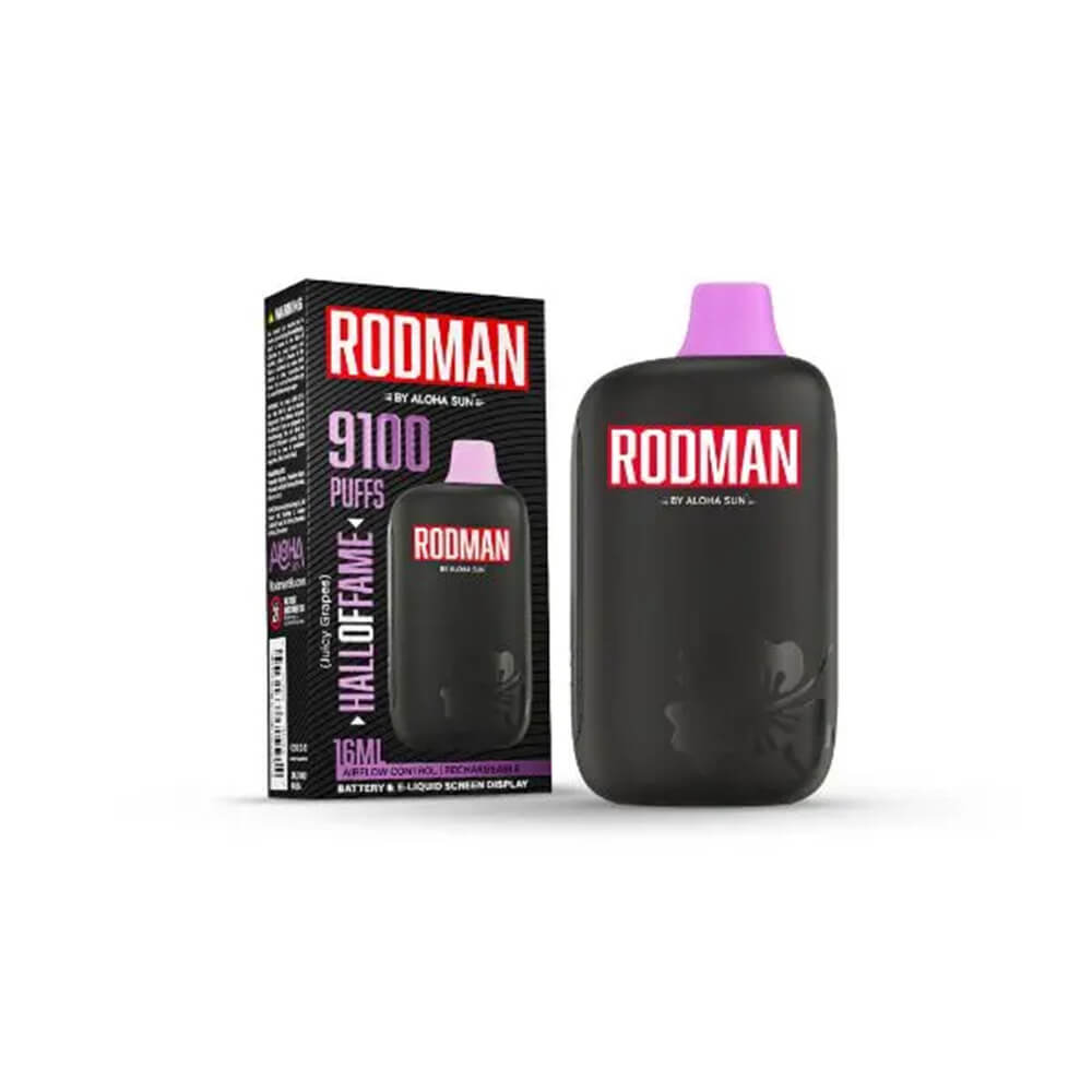 Aloha Sun Rodman Disposable 9100 Puffs 16mL 50mg - MOQ 10 - Image 16
