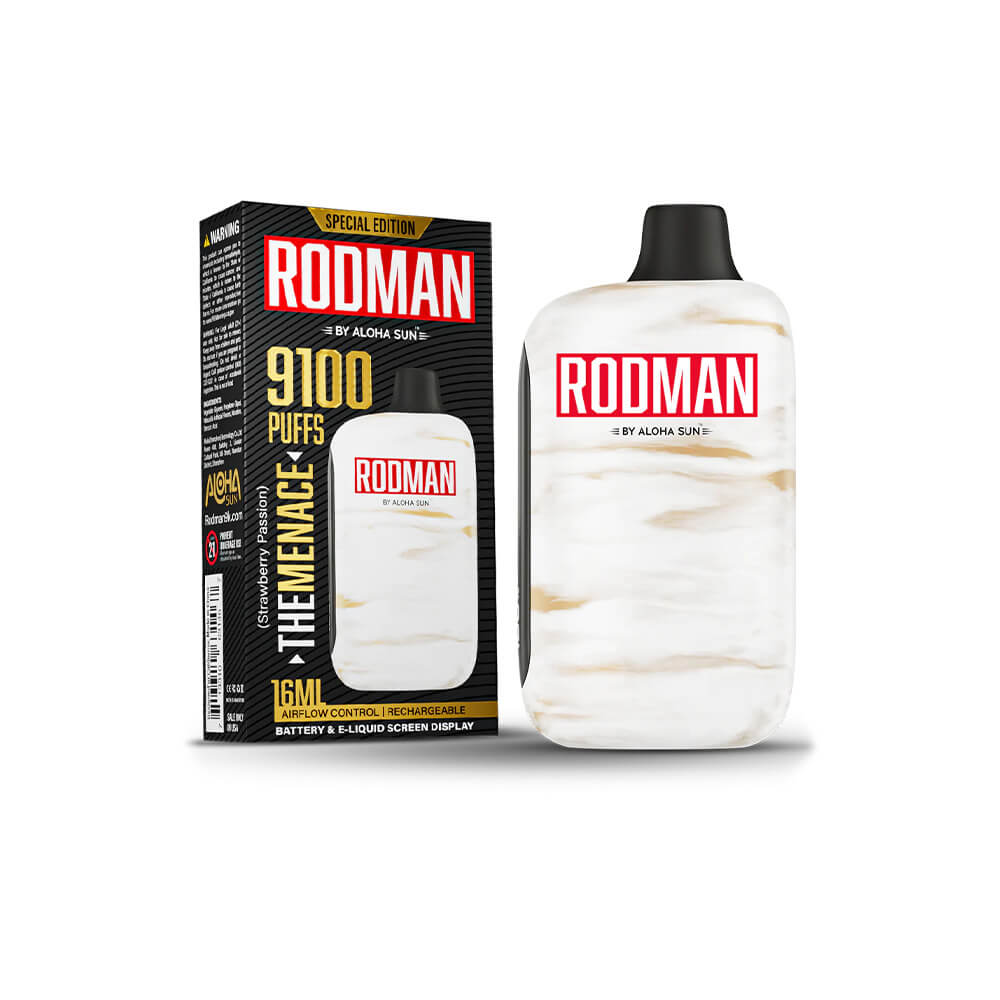 Aloha Sun Rodman Disposable 9100 Puffs 16mL 50mg - MOQ 10 - Image 4