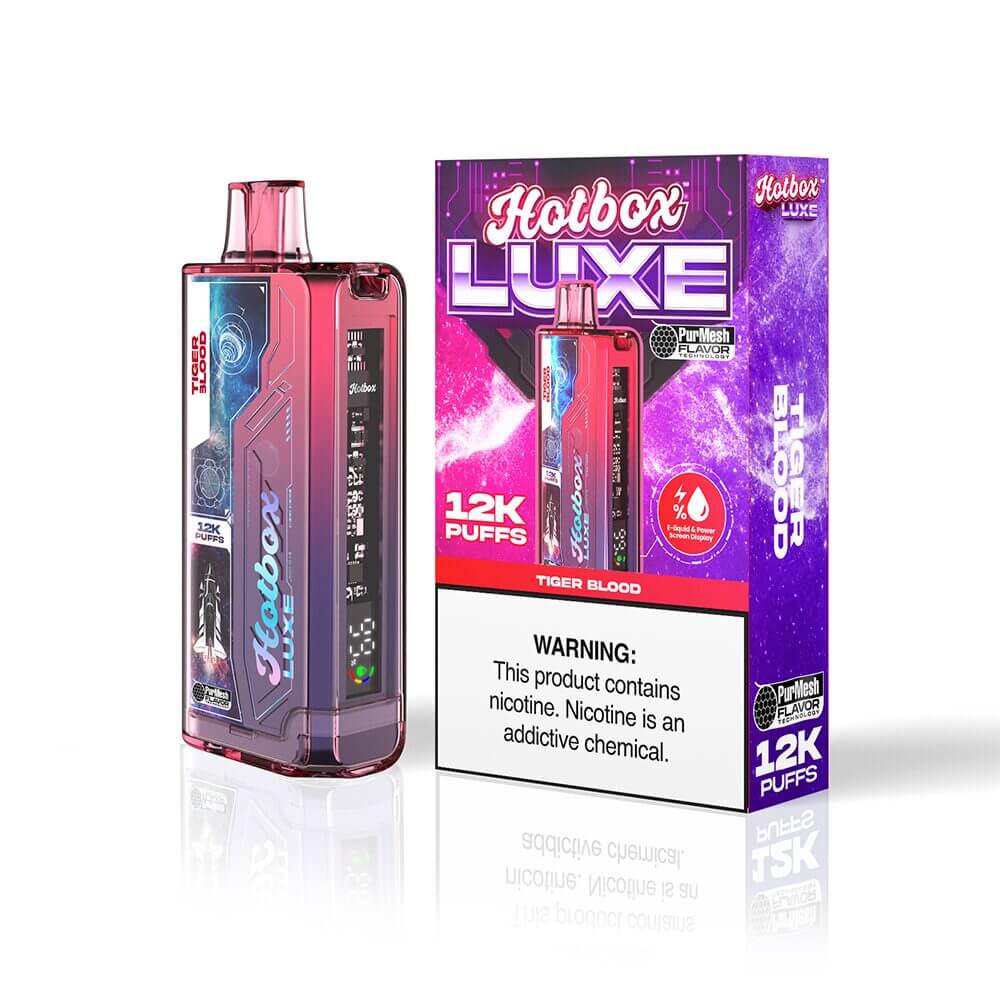 Puff HotBox Luxe Disposable 12000 Puffs 20mL 50mg - MOQ 5 - Image 11