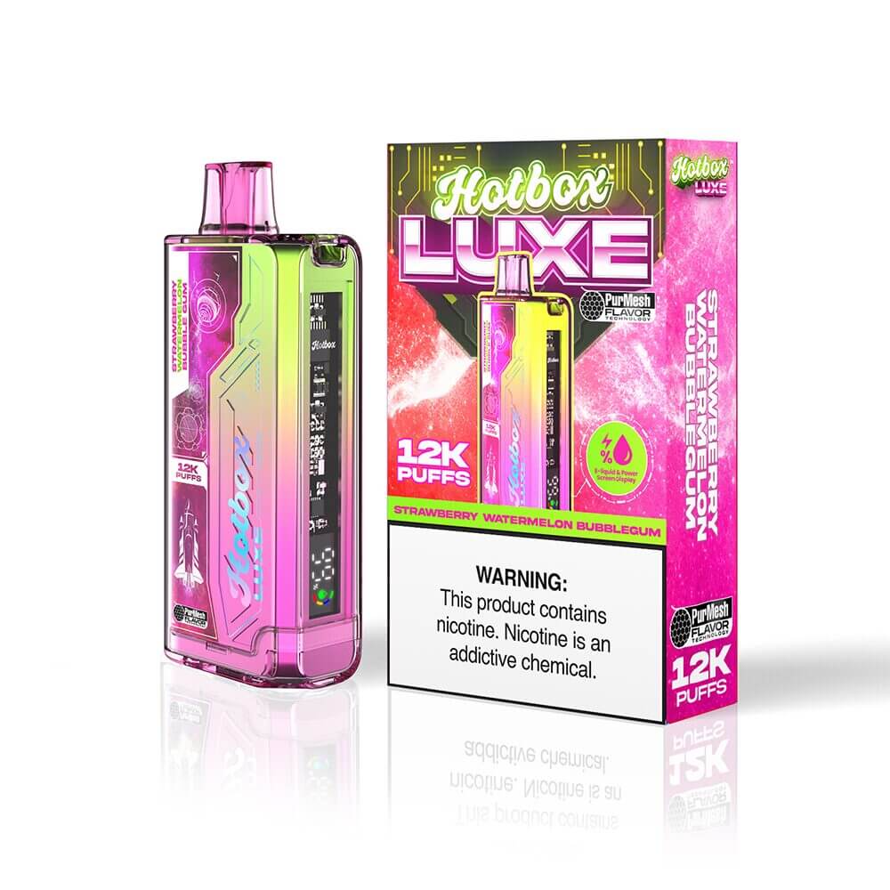 Puff HotBox Luxe Disposable 12000 Puffs 20mL 50mg - MOQ 5 - Image 3