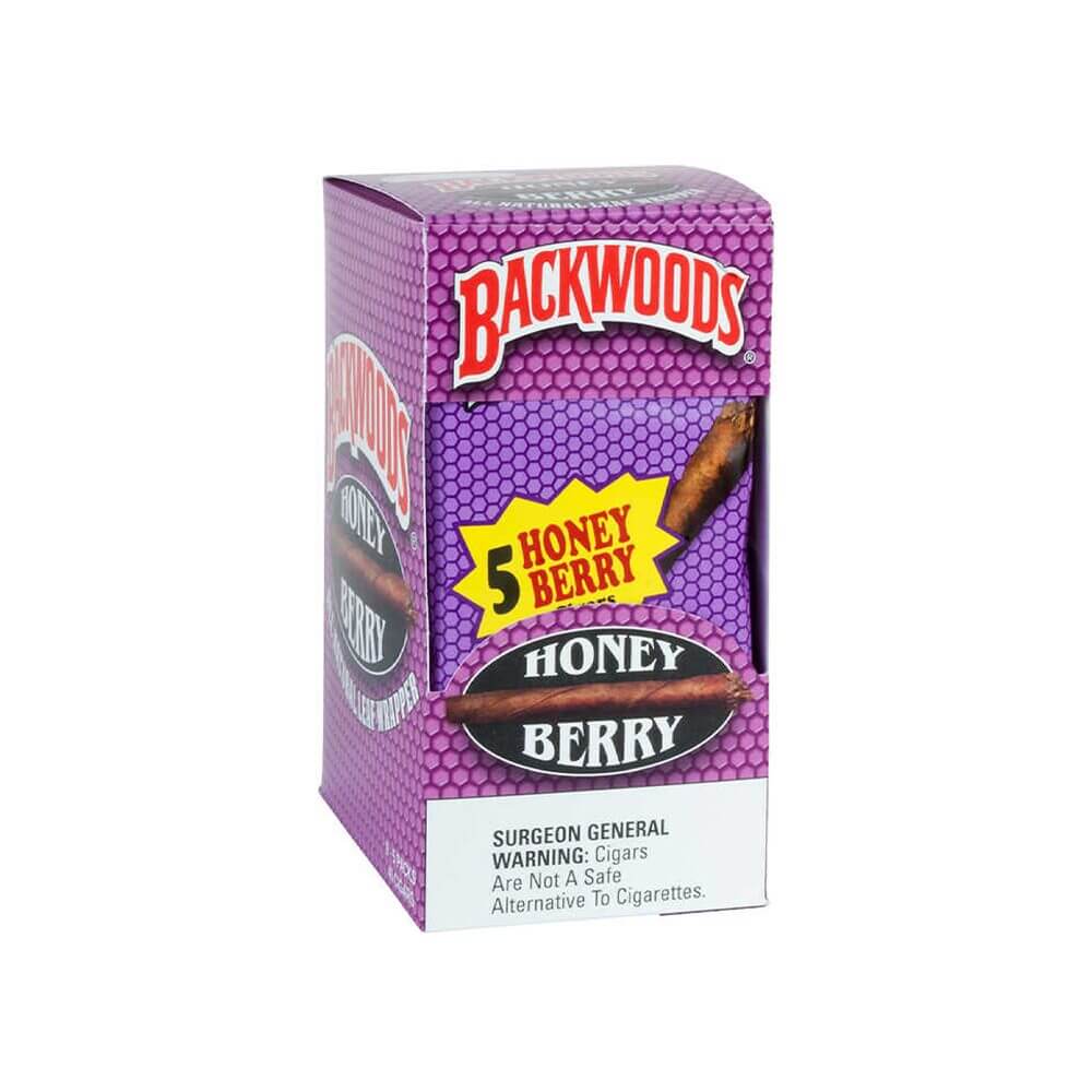 Backwoods Natural Leaf Wrapped Cigars 5-Pack - 8pc Display - Image 5