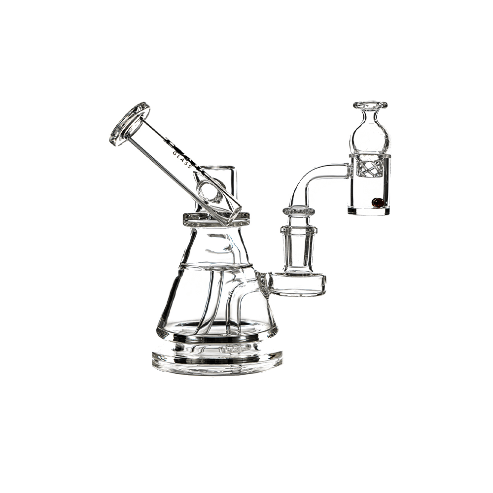 MKGlass TX53 Toxic Pyramid Sidecar 6 in Water Pipe - Image 3