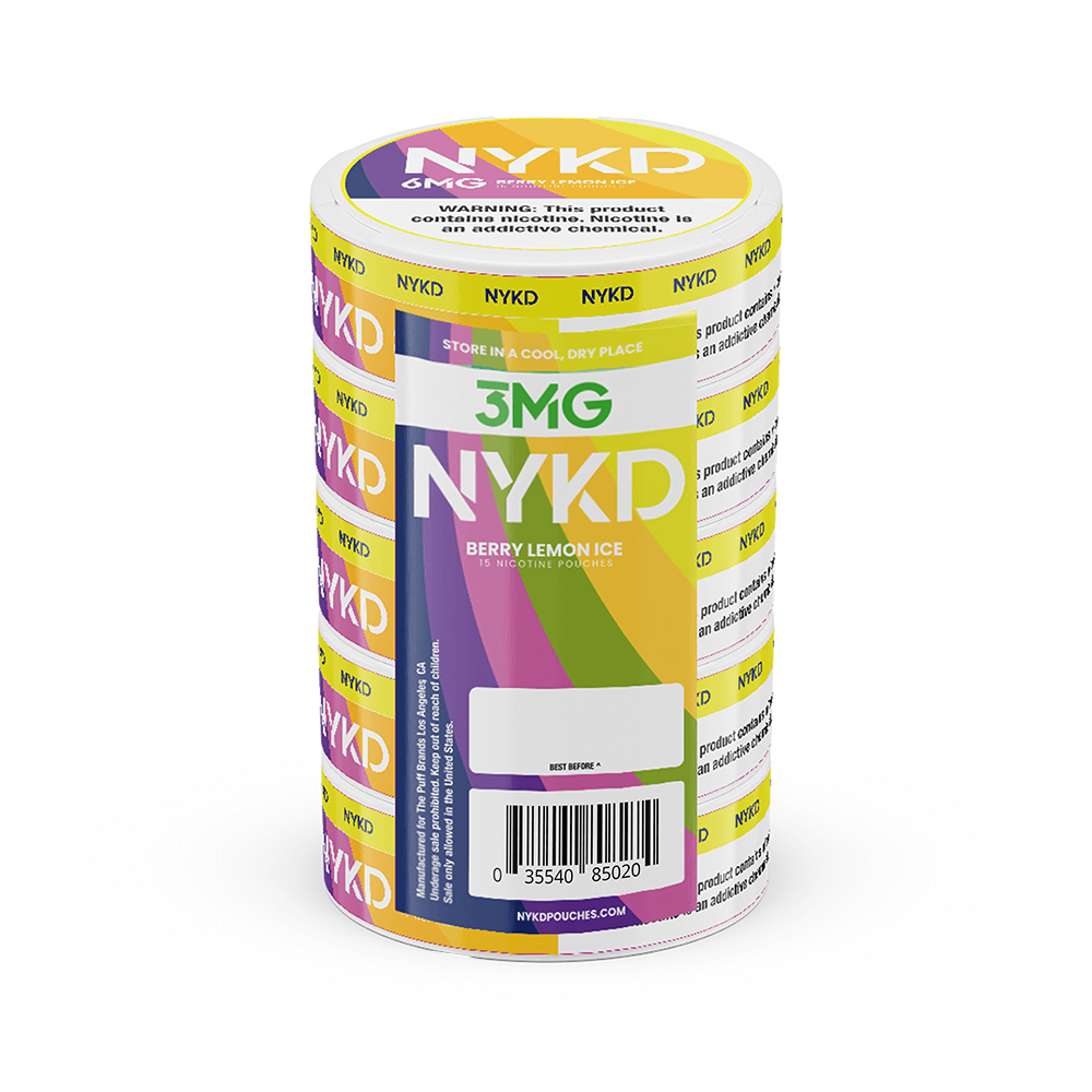 NYKD Nicotine Pouches - 20ct Can- 5-Can Pack - Image 7