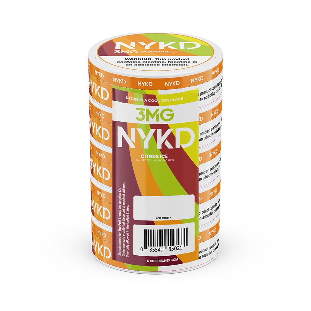 NYKD Nicotine Pouches - 20ct Can- 5-Can Pack - Image 9