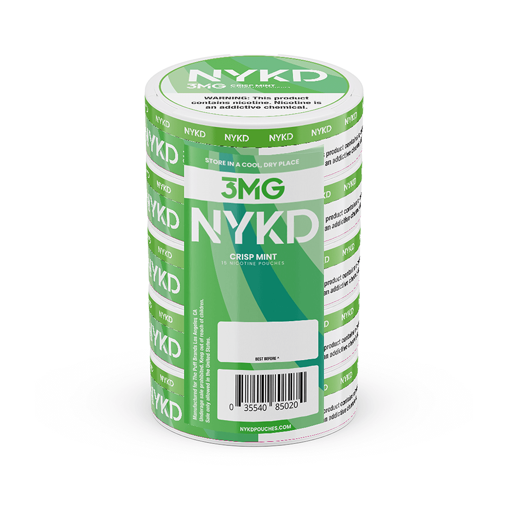 NYKD Nicotine Pouches - 20ct Can- 5-Can Pack - Image 11