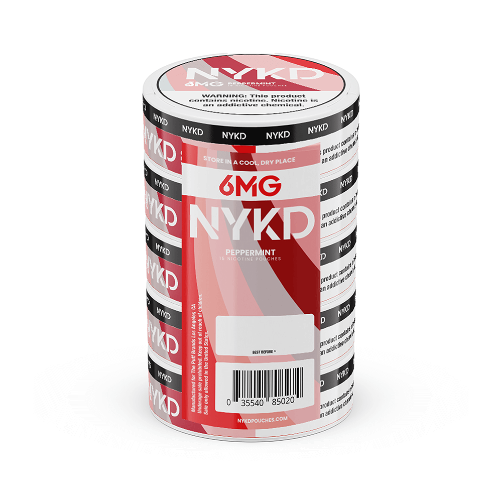 NYKD Nicotine Pouches - 20ct Can- 5-Can Pack - Image 14