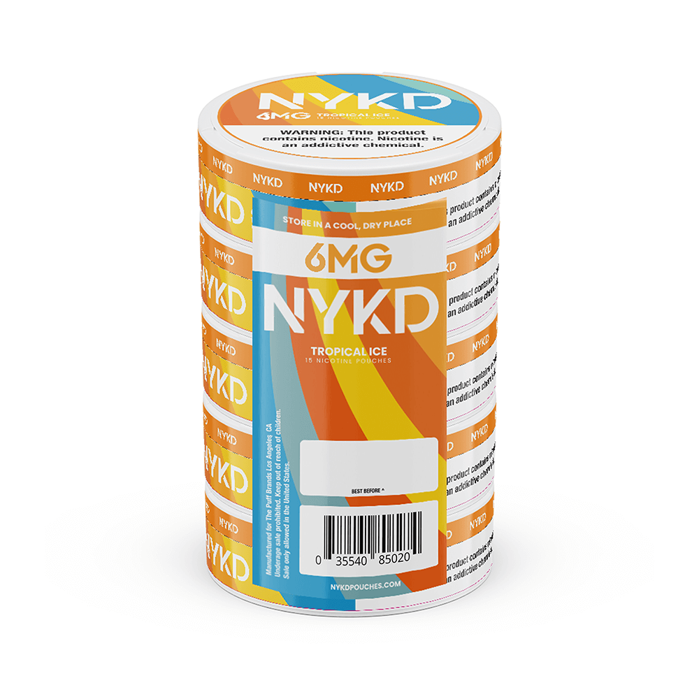 NYKD Nicotine Pouches - 20ct Can- 5-Can Pack - Image 20