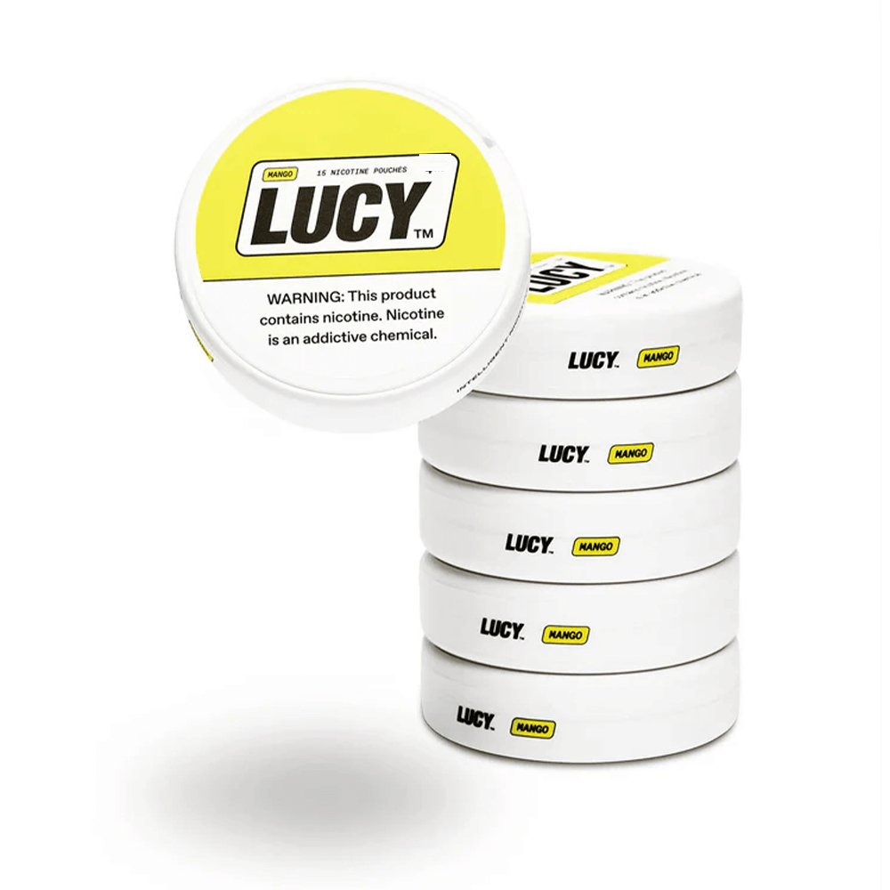 Lucy Nicotine Pouches - 15ct Can- 5-Can Pack - Image 6
