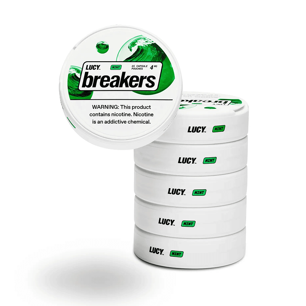 Lucy Breakers Nicotine Capsule Pouches - 15ct Can- 5-Can Pack - Image 7