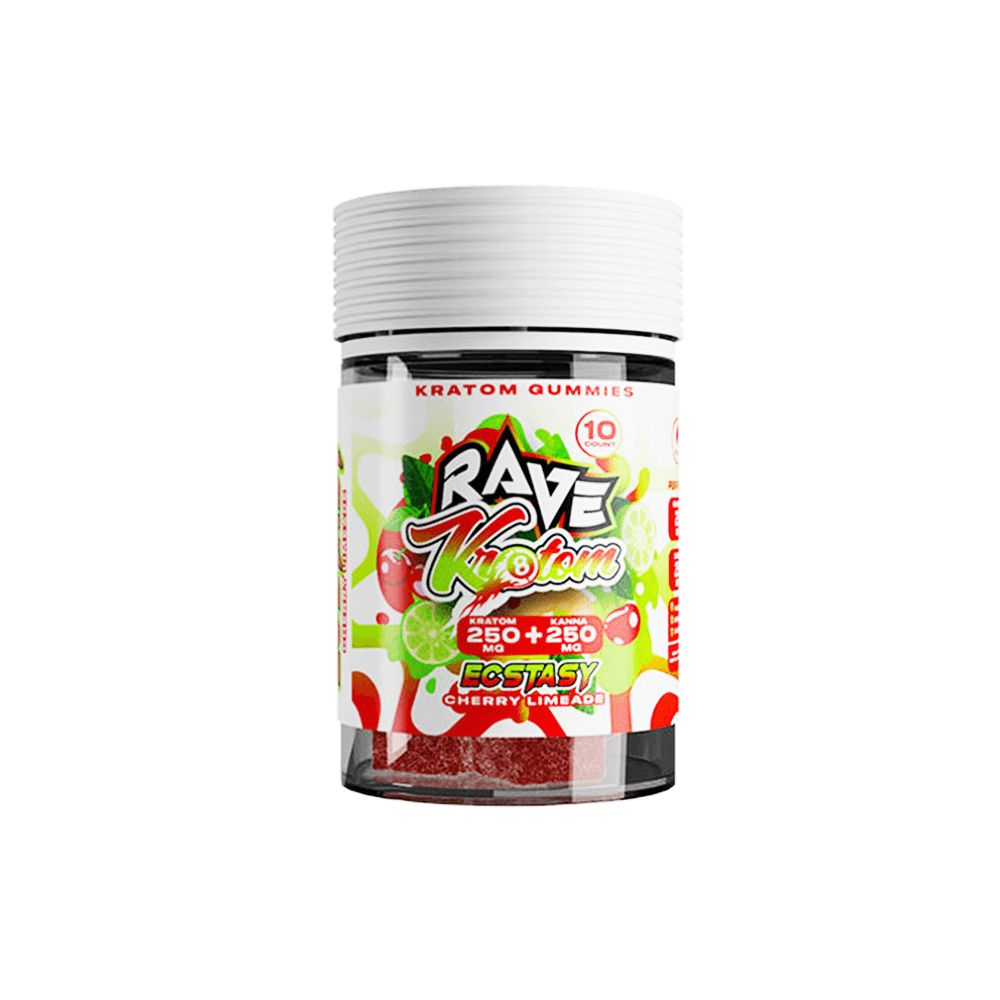 Rave Kratom Gummies - 10ct Jar - Image 3