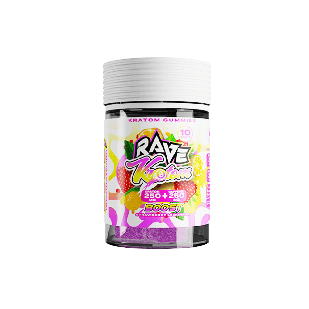 Rave Kratom Gummies - 10ct Jar - Image 5