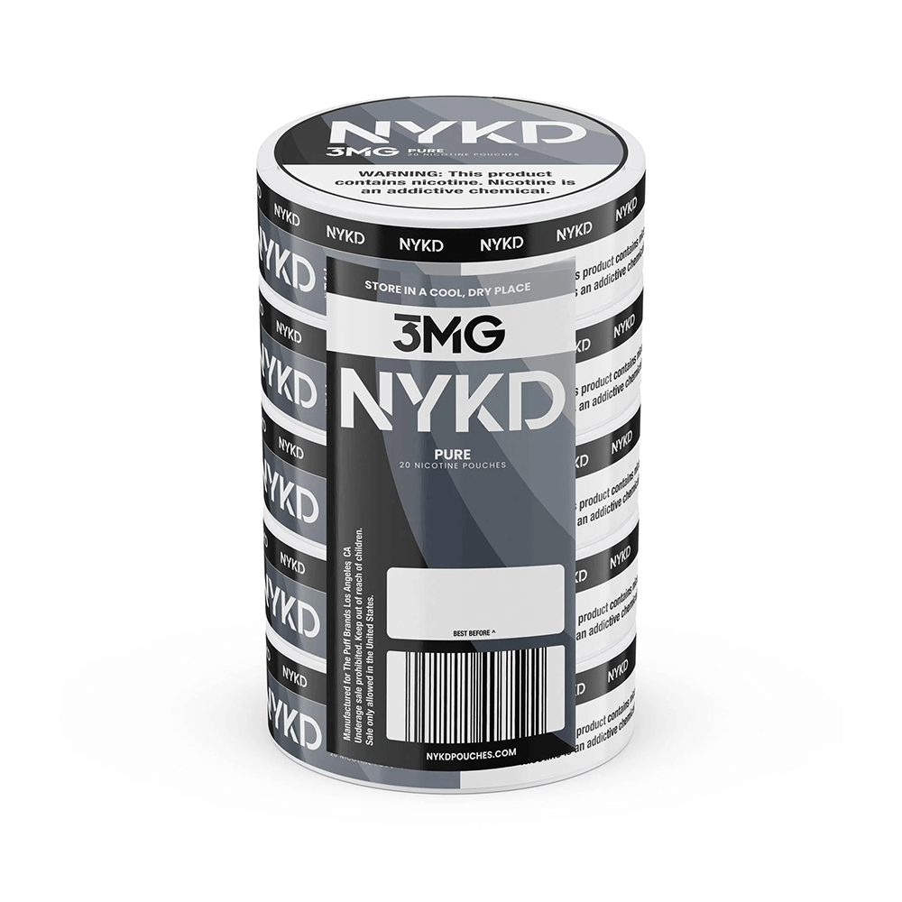 NYKD Nicotine Pouches - 20ct Can- 5-Can Pack - Image 4