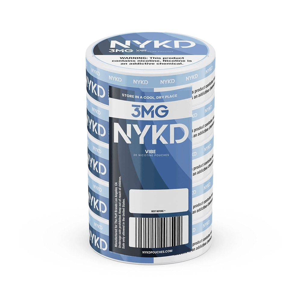 NYKD Nicotine Pouches - 20ct Can- 5-Can Pack - Image 6
