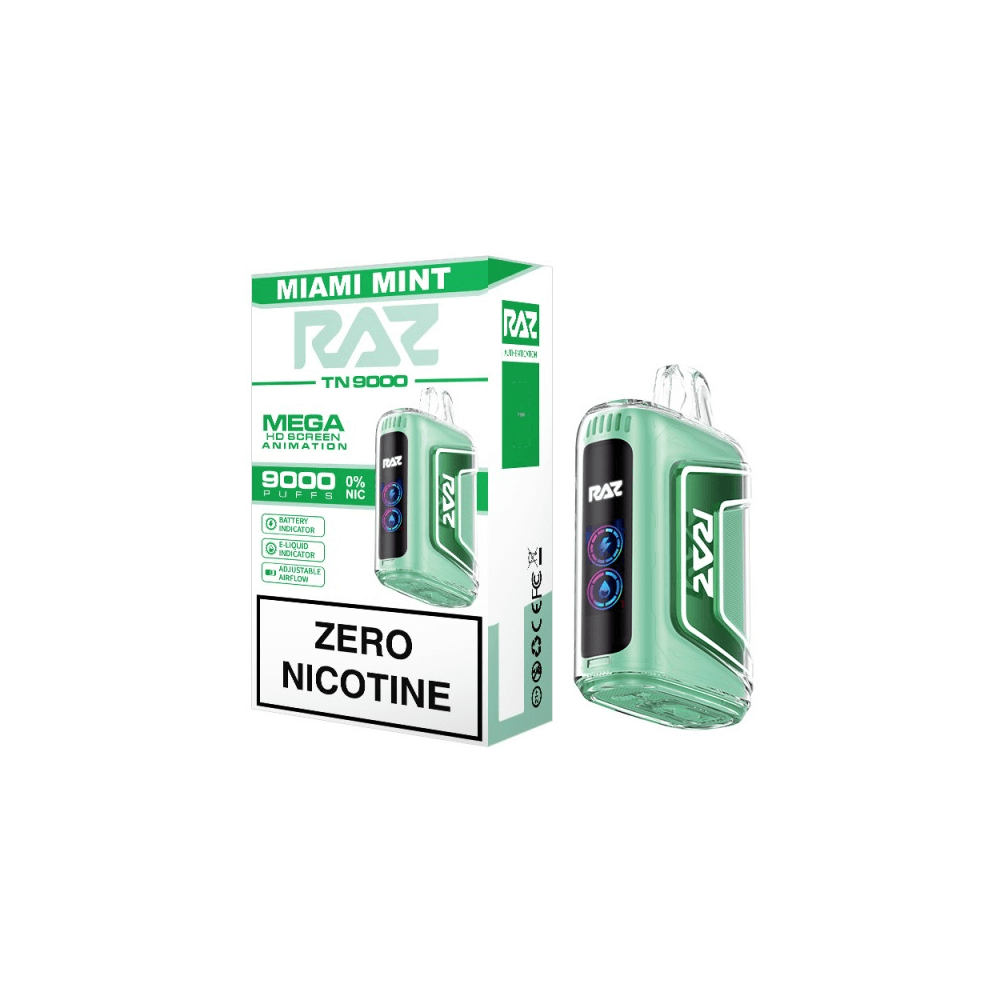 RAZ TN9000 Disposable 9000 Puffs 12mL 0-50mg - MOQ 5 - Image 4