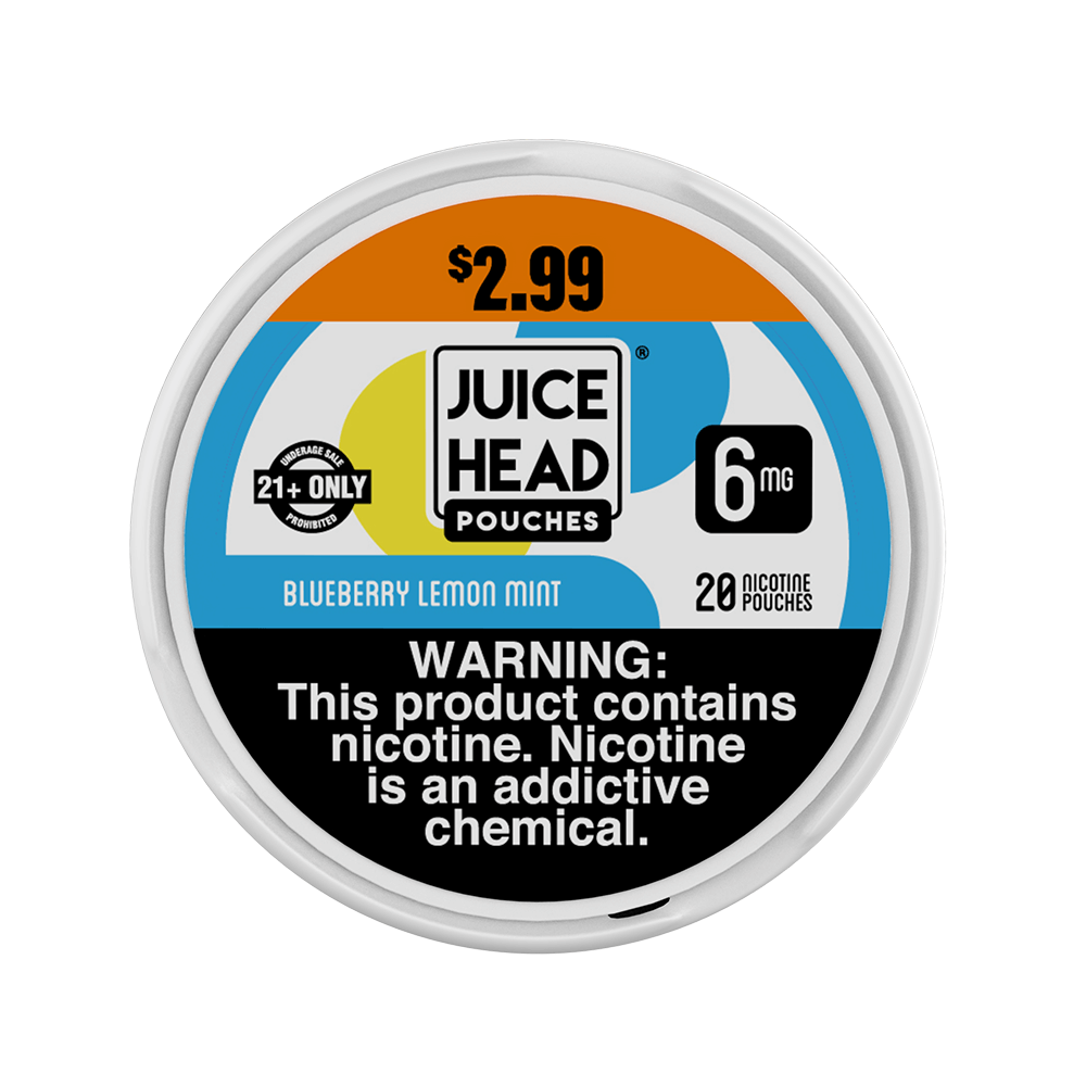 Juice Head ZTN Nicotine Pouch - 20ct Can- 5-Can Pack - Pre Priced - Image 3