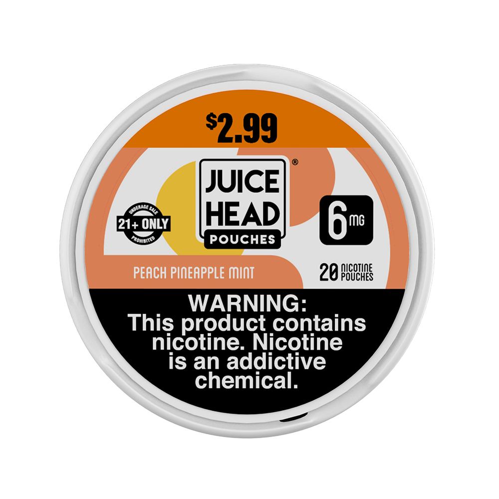 Juice Head ZTN Nicotine Pouch - 20ct Can- 5-Can Pack - Pre Priced - Image 5