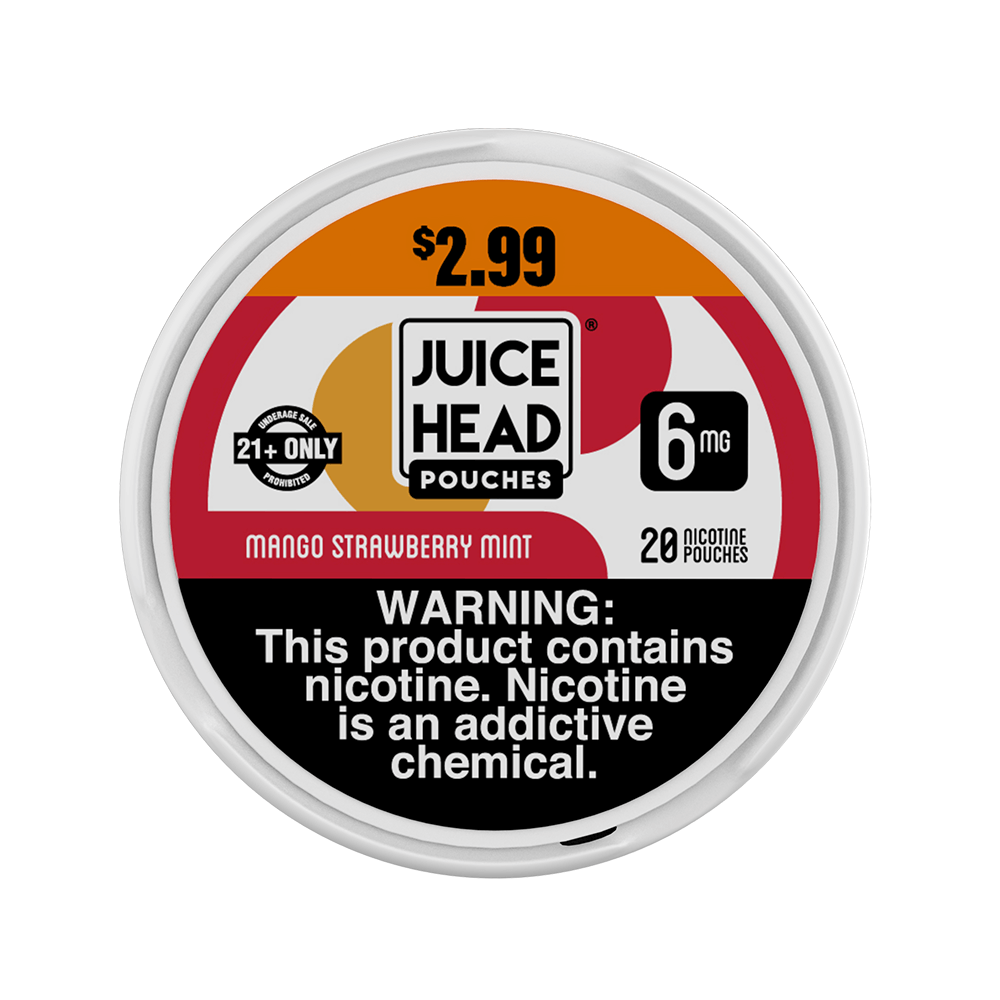 Juice Head ZTN Nicotine Pouch - 20ct Can- 5-Can Pack - Pre Priced - Image 11