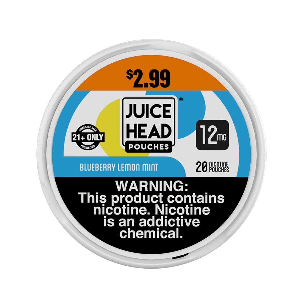 Juice Head ZTN Nicotine Pouch - 20ct Can- 5-Can Pack - Pre Priced - Image 4