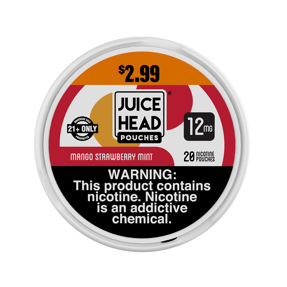 Juice Head ZTN Nicotine Pouch - 20ct Can- 5-Can Pack - Pre Priced - Image 12