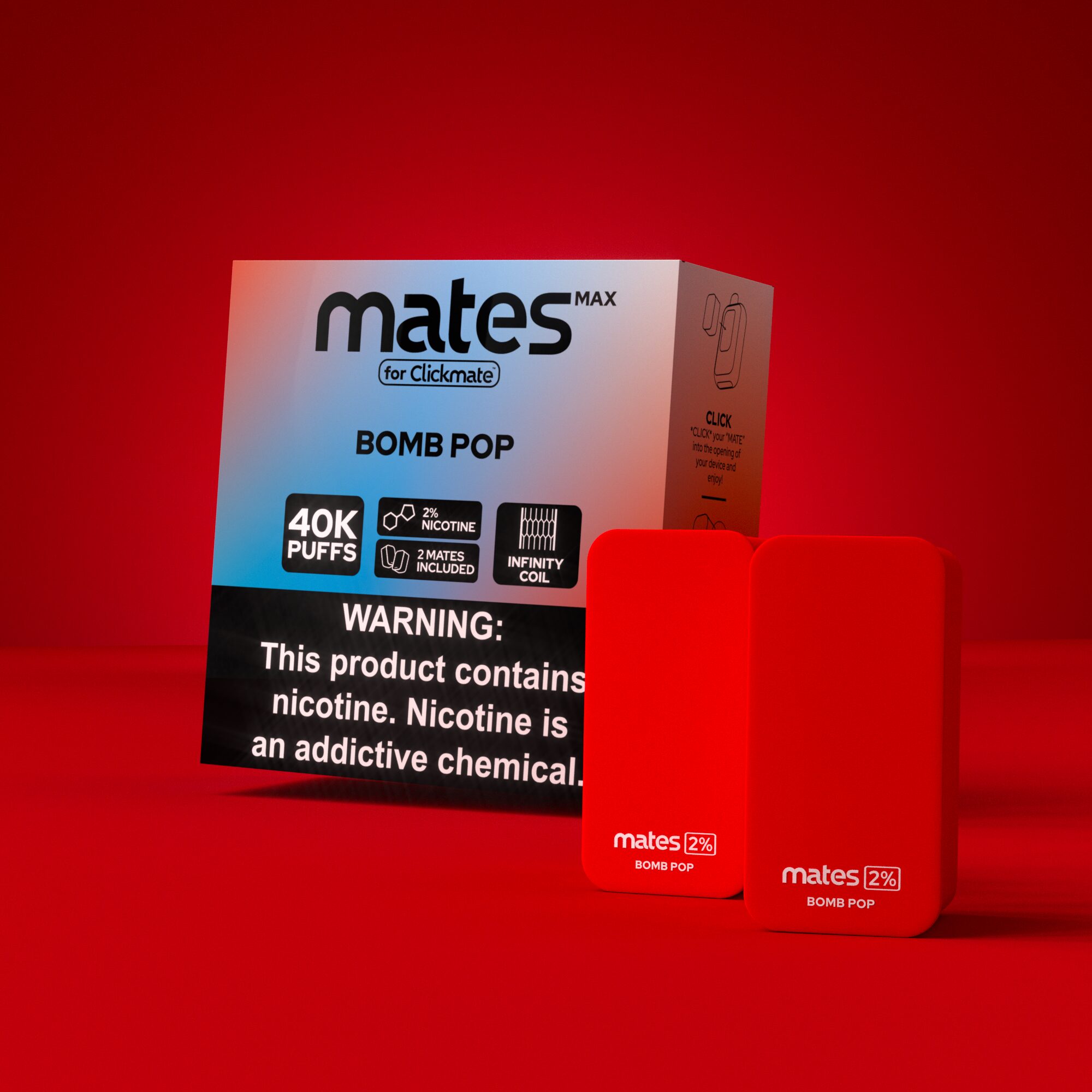 7Daze Clickmates 5% Prefilled Mates MAX - 2-Pack - Image 3