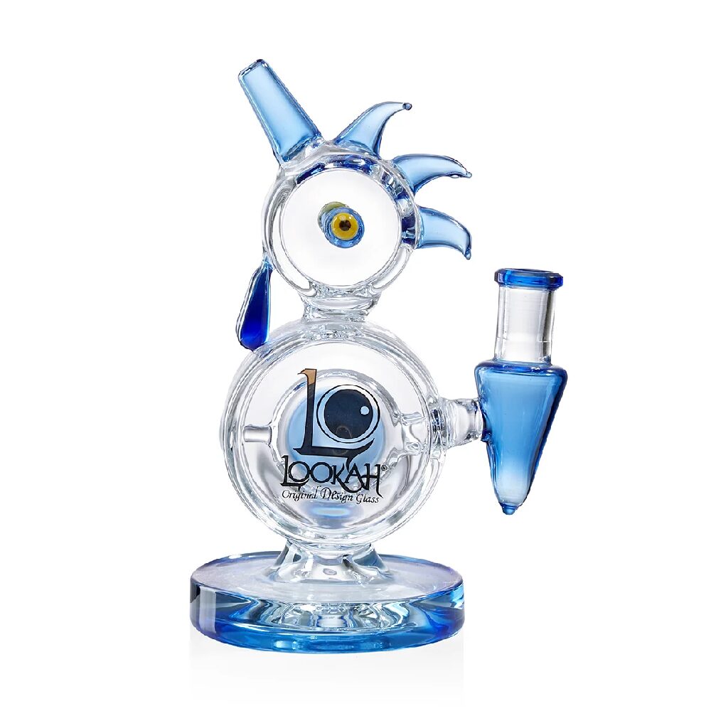 Lookah - Rig 8 in Mini Disc Percolator Rooster Glass Water Pipe - WPC1000 - Image 3