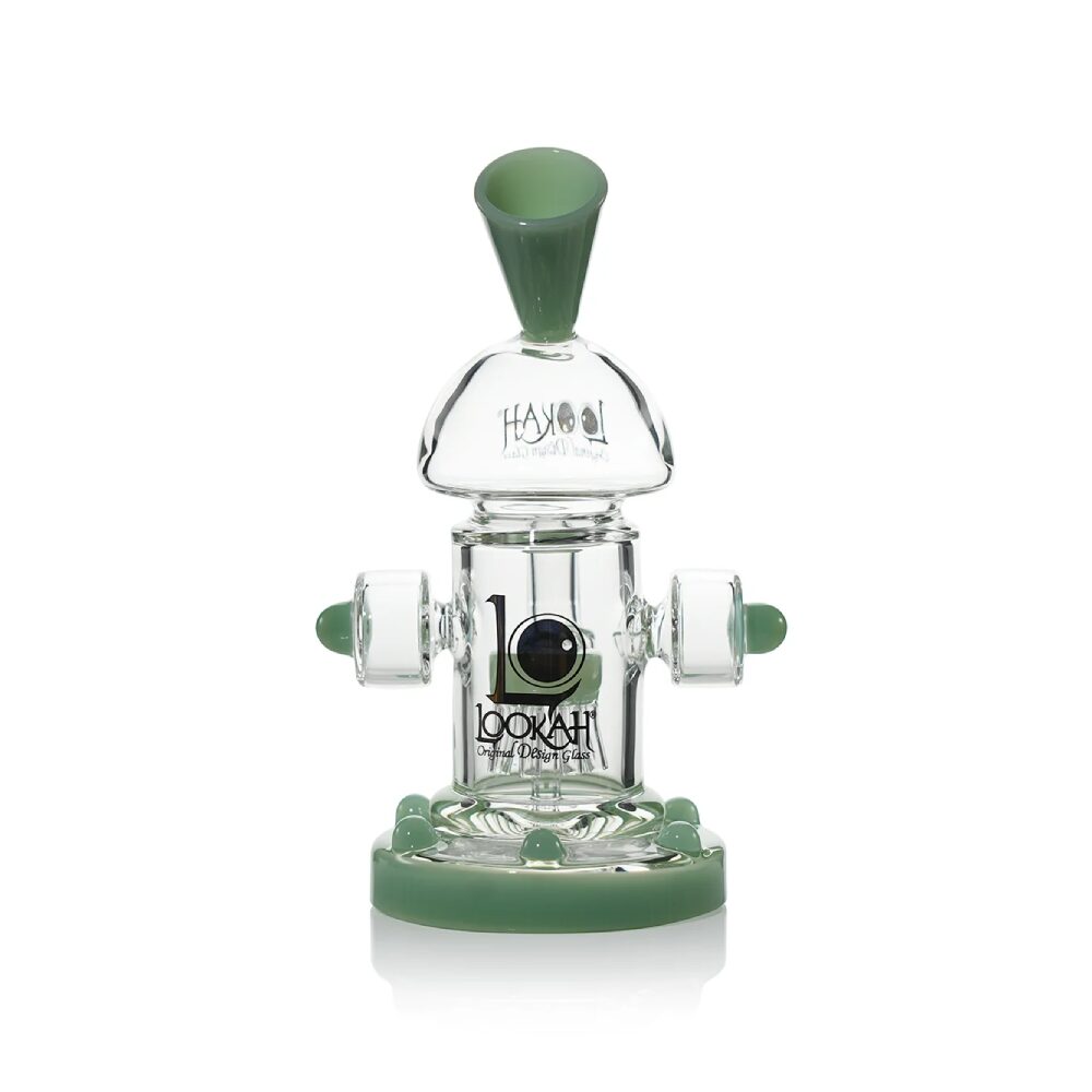 Lookah - Rig 8” Mini Recycler Percolator Steampunk Water Pipe - WPC1002 - Image 3