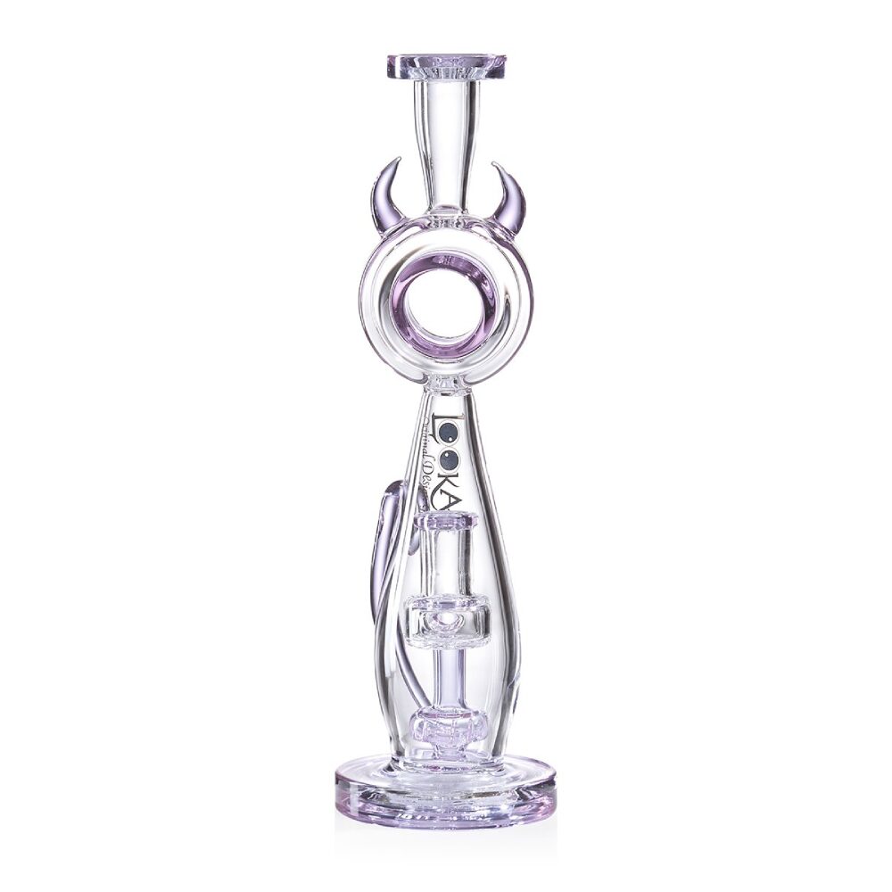 Lookah - Rig 12” Cute Percolator Elegant Cat Water Pipe - WPC1012 - Image 4