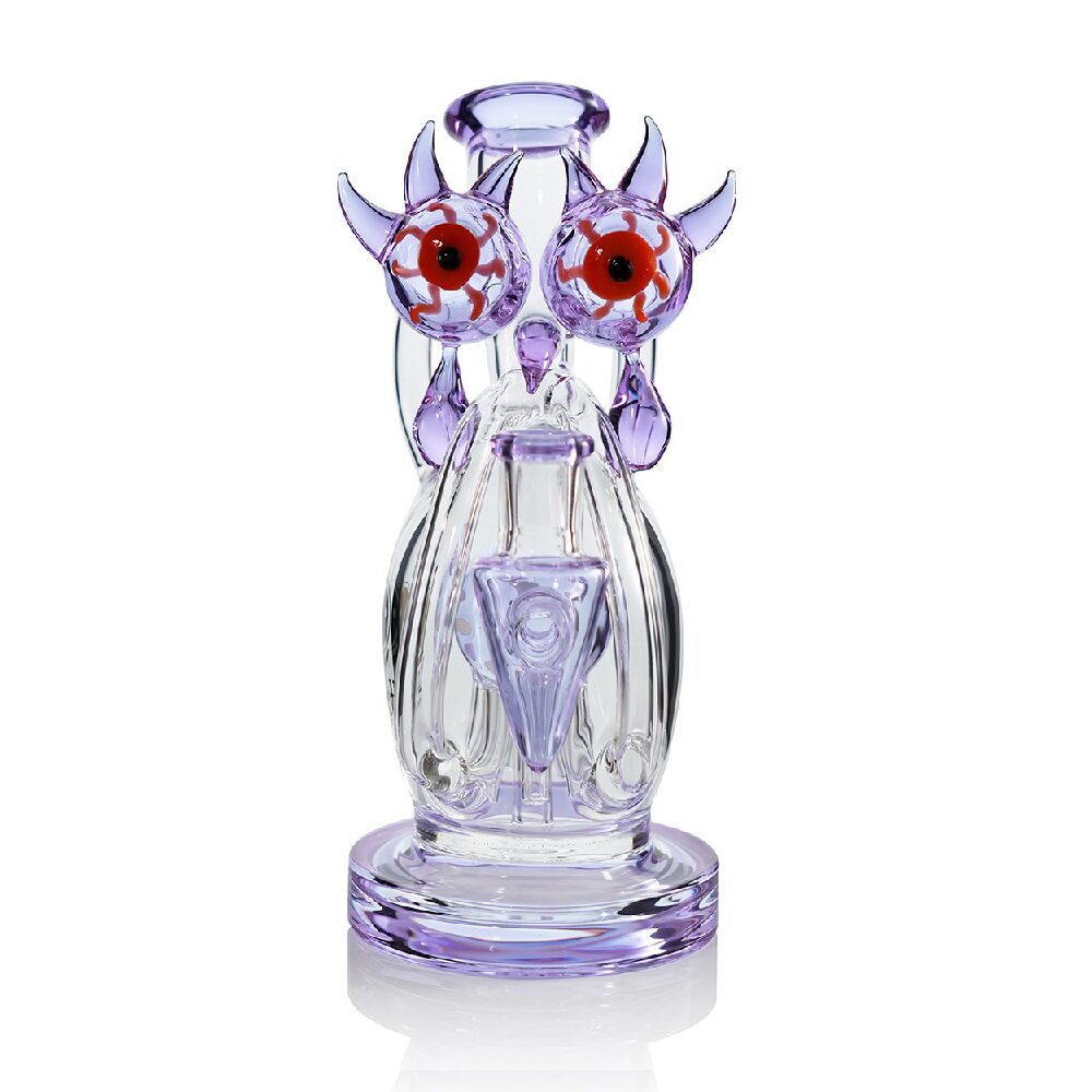 Lookah - Rig 10 in Cool Recycler Bloodshot Eyes Alien Water Pipe - WPC2026 - Image 4
