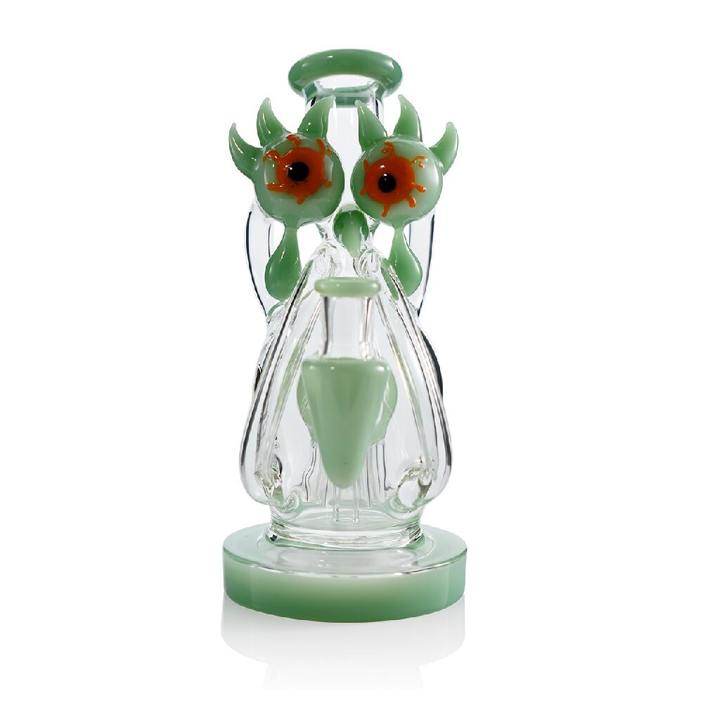 Lookah - Rig 10 in Cool Recycler Bloodshot Eyes Alien Water Pipe - WPC2026 - Image 2