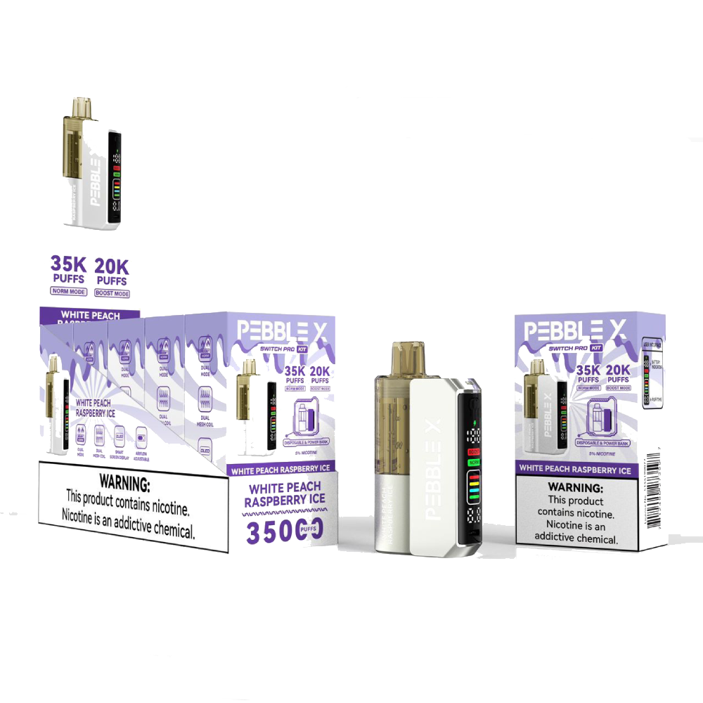 Pebble X (Dispo KIT)(35000Puff)(18mL) Dispo + Power Dock - MOQ 5 - Image 4