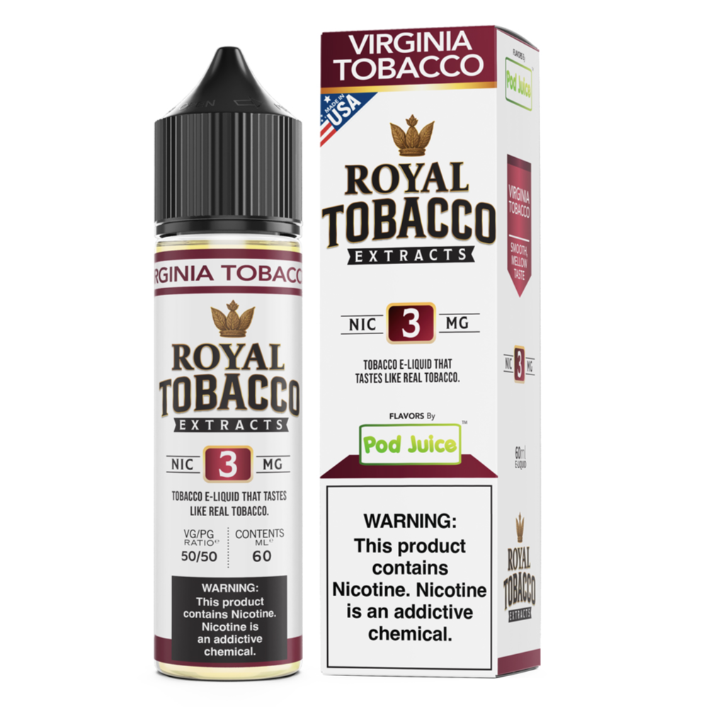 Pod Juice x Royal Tobacco Extracts (LIQ FB)(60mL) - Image 2