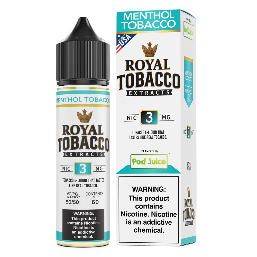 Pod Juice x Royal Tobacco Extracts (LIQ FB)(60mL) - Image 4
