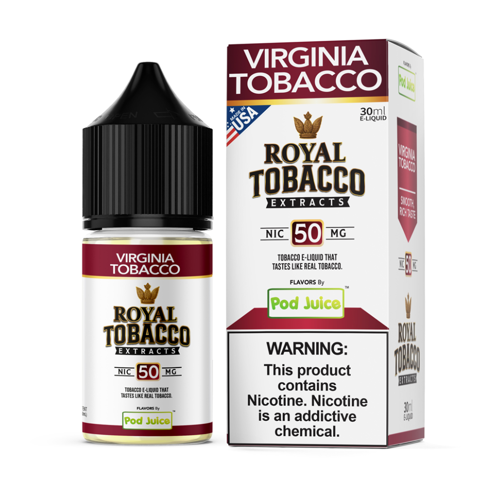 Pod Juice x Royal Tobacco Extracts (LIQ Salt)(30mL) - Image 6