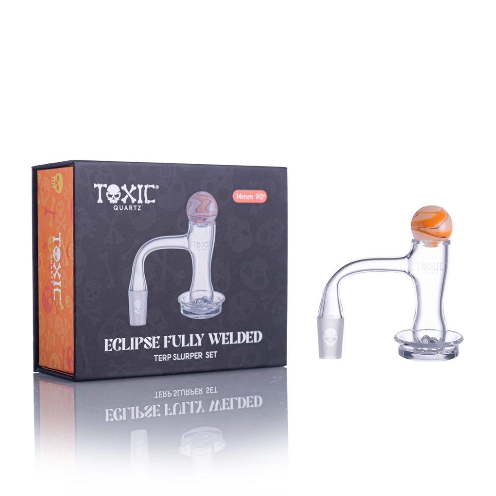 MKGlass (Banger) TXQB17 Toxic 14MM 90° Eclipse Fully Welded Terp Slurper Set