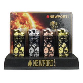 Newport ZERO (DSPLY 12pc)(Lighter) Jet Flame NZL121