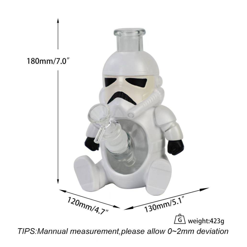 Non branded (Water Pipe) H655 7" White Soldier