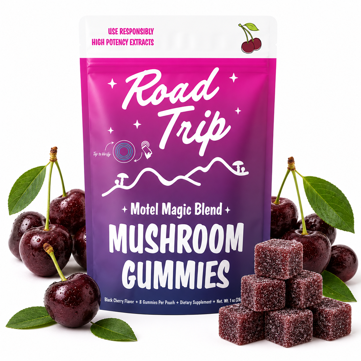Road Trip (Shroom) (Gummies) (8ct Pouch) - Image 5