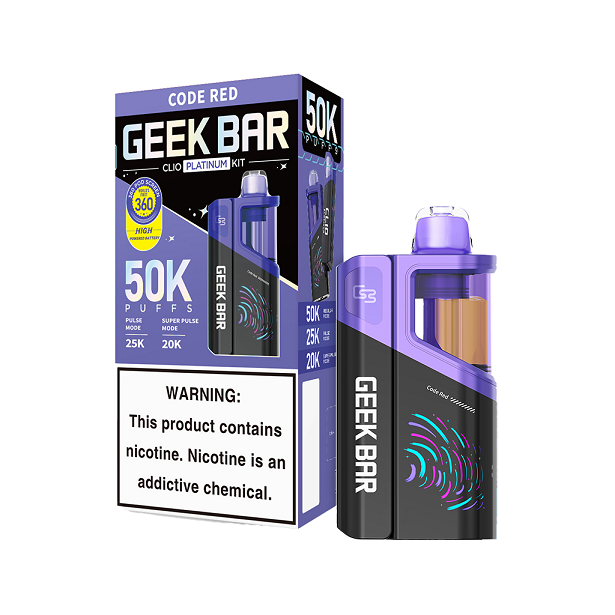 Geek Bar Clio Platinum (Dispo KIT)(50000Puff)(16mL) Dispo + Power Dock - MOQ 5 - Image 11