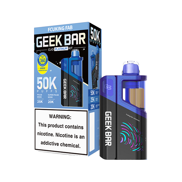 Geek Bar Clio Platinum (Dispo KIT)(50000Puff)(16mL) Dispo + Power Dock - MOQ 5 - Image 10