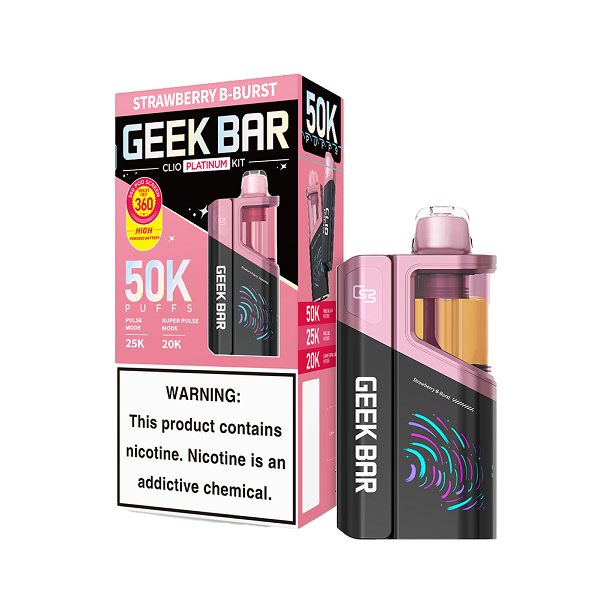 Geek Bar Clio Platinum (Dispo KIT)(50000Puff)(16mL) Dispo + Power Dock - MOQ 5 - Image 9